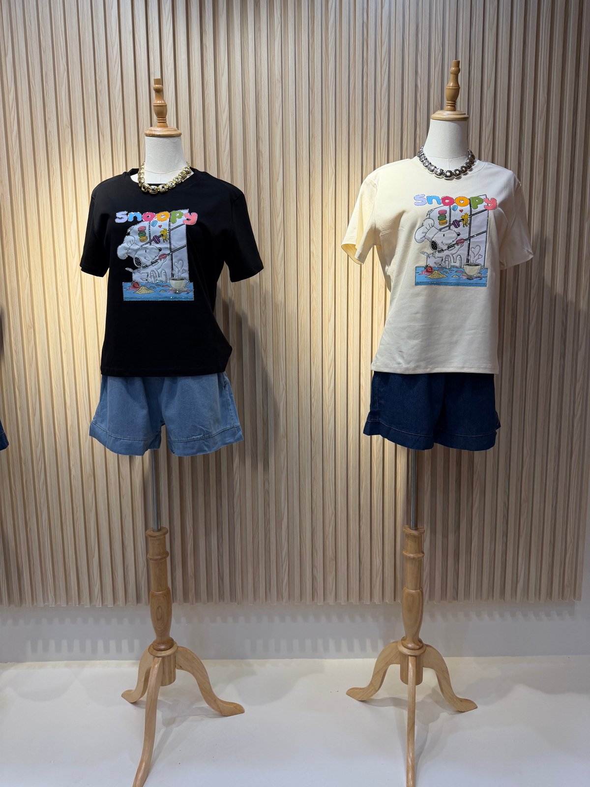 Sunisa Snoopy Chef Rhinestone Graphic Tee