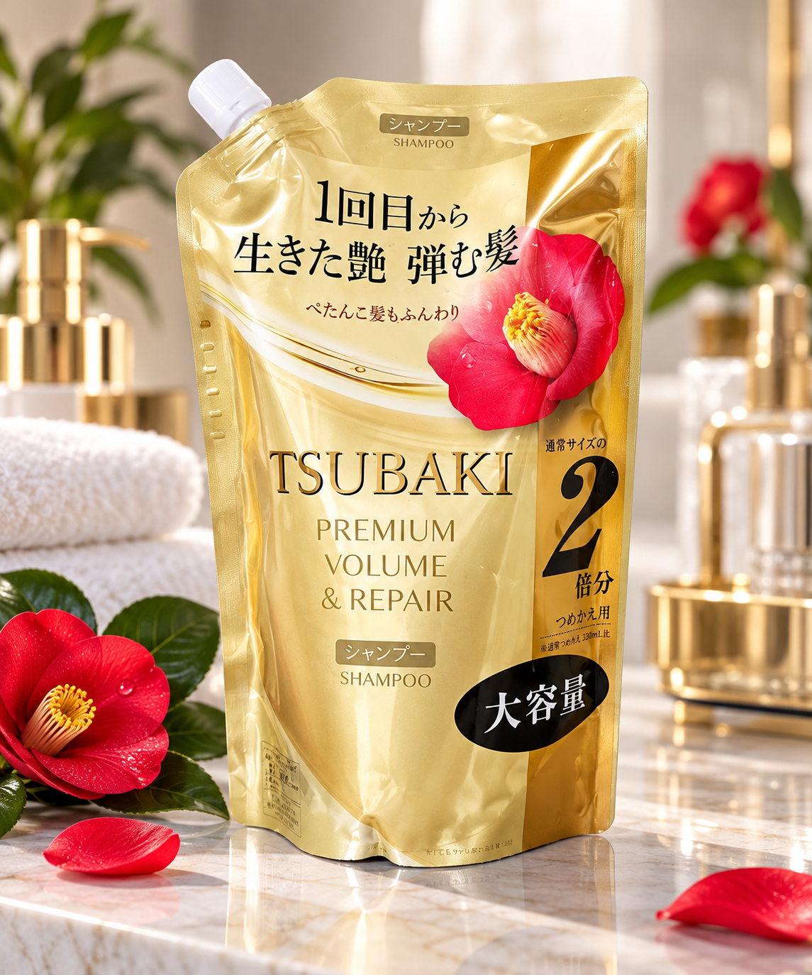 TSUBAKI Premium Volume & Repair Conditioner Refill – 930ml