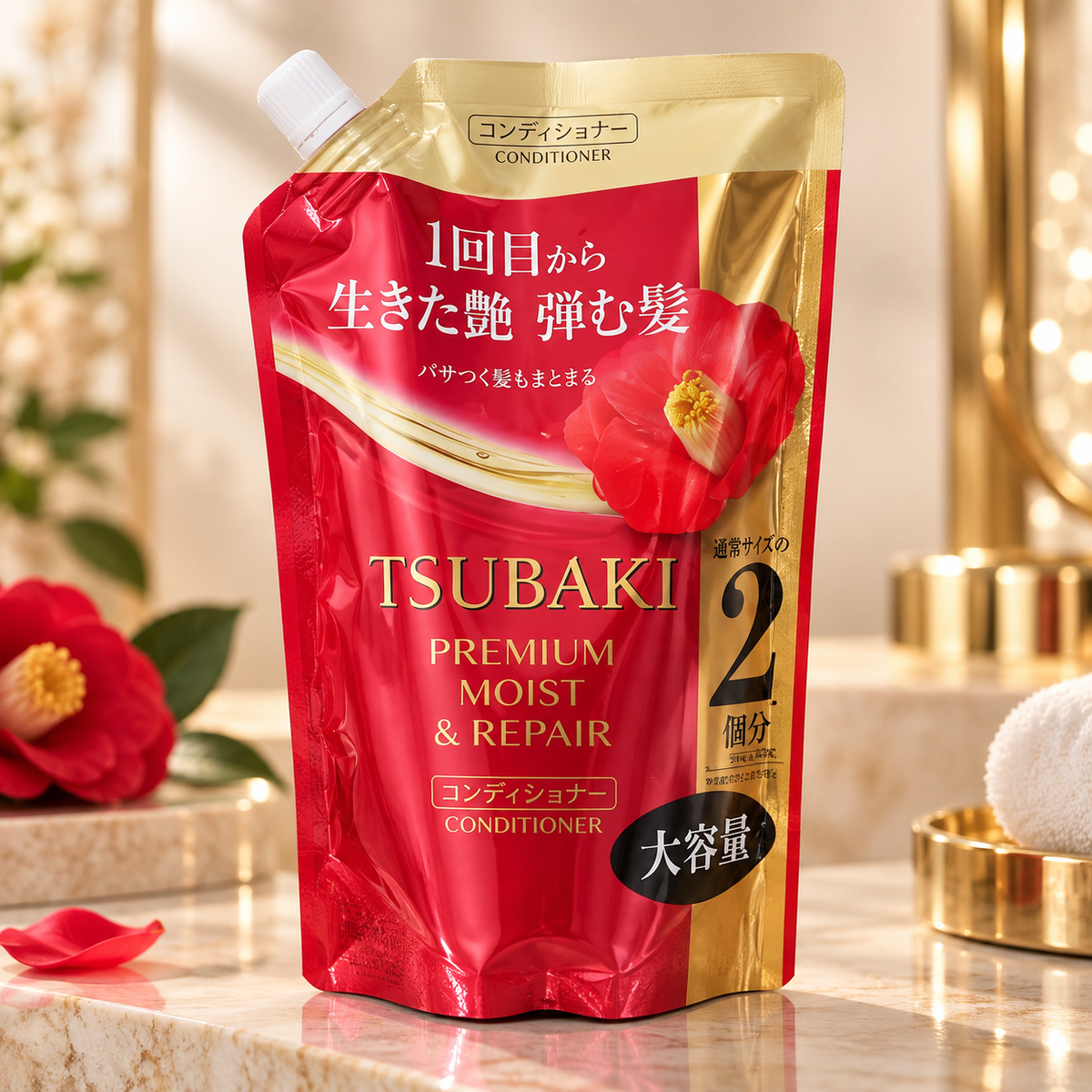 TSUBAKI Premium Moist & Repair Conditioner Refill – 930ml