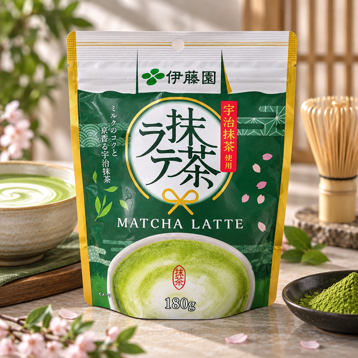 ITO EN Matcha Latte – Japanese Matcha Milk Powder 180g