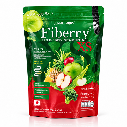 Jennie Moon Fiberry Apple Cider Vinegar Lipo XS – 30 Sachets x 10g