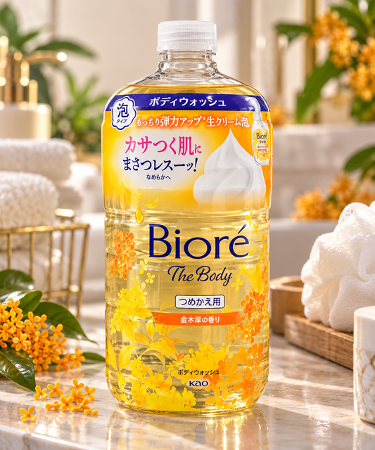 Biore The Body Foaming Body Wash – Natural Osmanthus Scent 780ml Refill