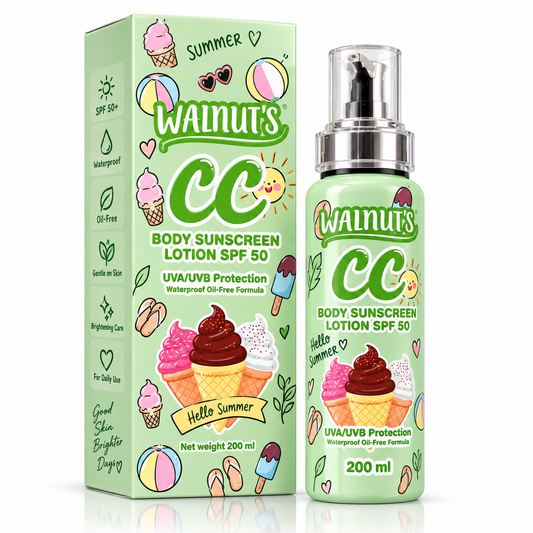 Walnut’s CC Body Sunscreen Lotion SPF 50 – 200ml