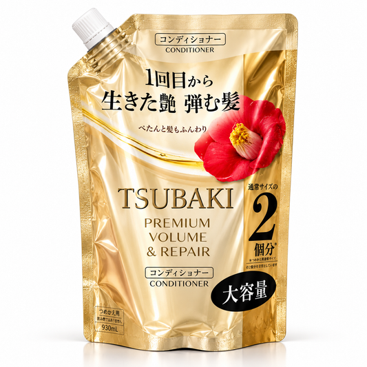 TSUBAKI Premium Volume & Repair Conditioner Refill – 930ml