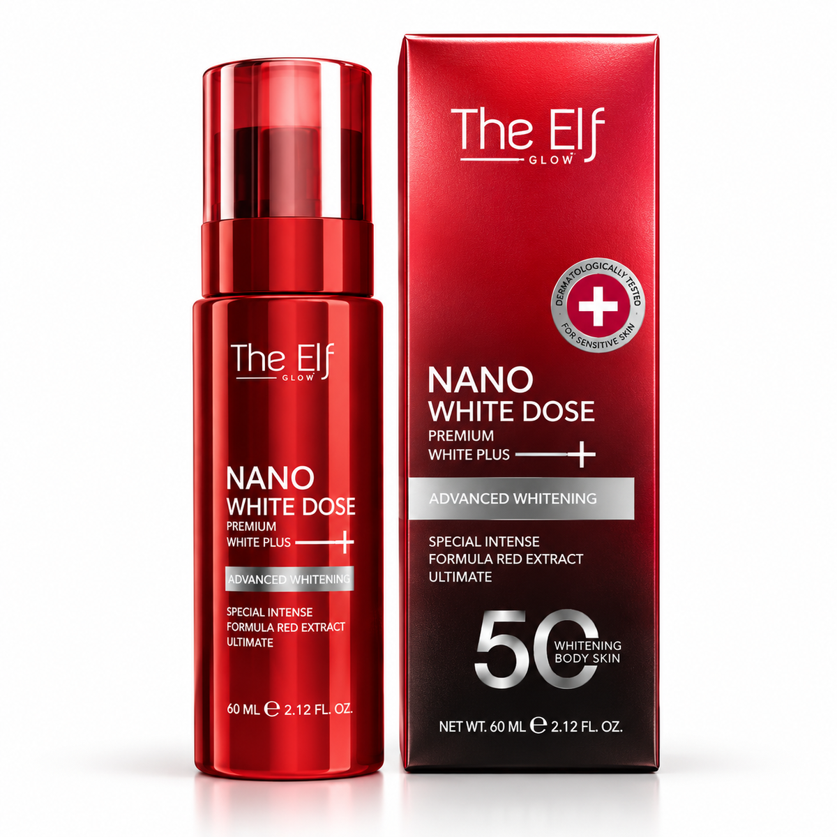 The Elf Glow Nano White Dose Premium White Plus+ – 60ml